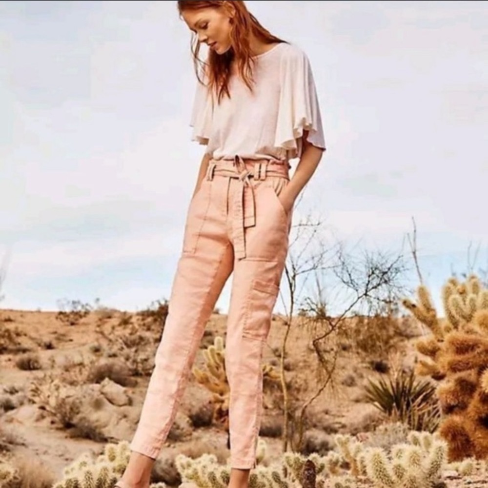 anthropologie •elevenses paperbag pants (missing tie)